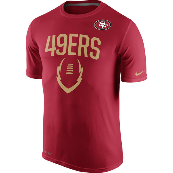 Men NFL San Francisco 49ers Nike Legend Icon Performance TShirt  Scarlet